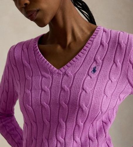 Pull en coton à torsades (M), Casuel, Manche longue - Polo Ralph Lauren - Modalova