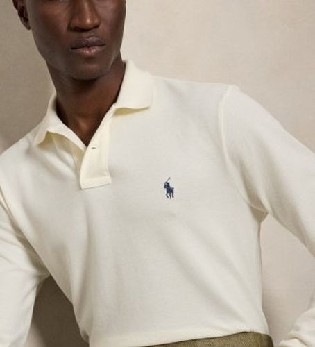 Polo piqué Custom Slim Fit cassé (XL), Casuel, Coton, Manche longue - Polo Ralph Lauren - Modalova