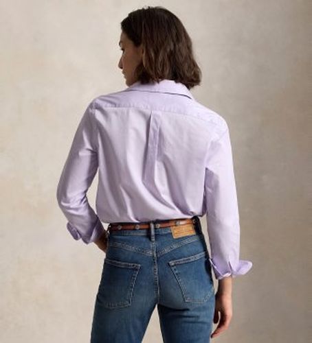 A92177013 Chemise en sergé de coton Classic Fit lilas (M), Casuel, , Classique, Manche longue - Polo Ralph Lauren - Modalova