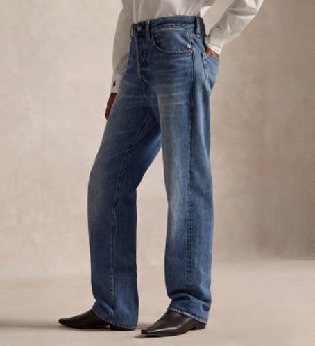 Jean taille haute Relaxed Straight Fit (27/32), Casuel, Coton, Denim - Polo Ralph Lauren - Modalova