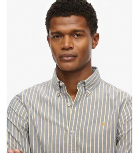 M4011037A Chemise Classic Oxford rayée (XXL), Casuel, Coton, Manche longue - Superdry - Modalova