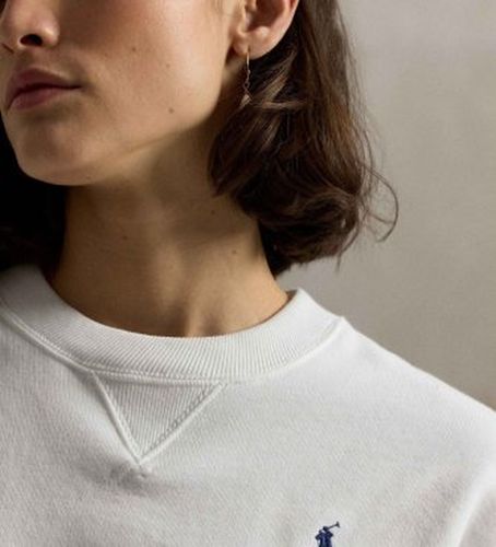 Sweat-shirt en molleton col rond (L), Casuel, Coton, Manche longue - Polo Ralph Lauren - Modalova