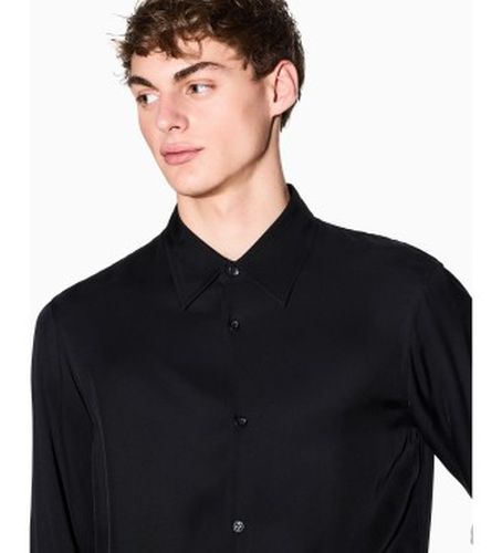 XM001817AF13235UC001 Chemise Classic (L), Casuel, Classique, Viscose, Manche longue - A|X Armani Exchange - Modalova