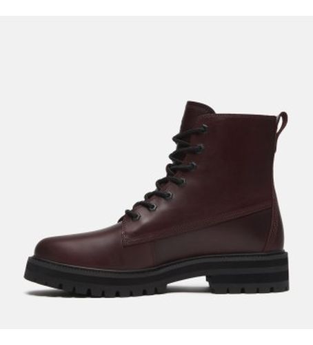 TB0A41CGEIW1 Bottes en cuir Britton Drive (085 M), Plat, Lacets, Casuel, Grenat - Timberland - Modalova
