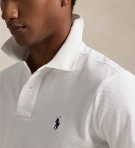 Polo piqué Custom Slim Fit (L), Casuel, Coton, Manche longue - Polo Ralph Lauren - Modalova