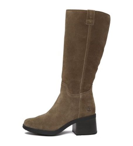 TB0A43M8EIV1 Bottes hautes en cuir Bellevaux (39 W), Plat, Fermeture éclair, Casuel - Timberland - Modalova