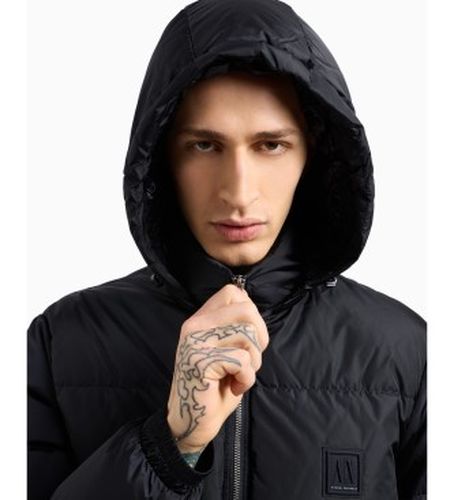 XM000348AF12286UB101 Doudoune noire (S), Casuel, Polyamide, Marine - A|X Armani Exchange - Modalova