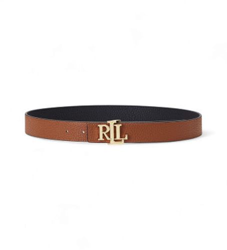 Ceinture réversible en cuir grainé (XS), Marron, Casuel - Lauren Ralph Lauren - Modalova
