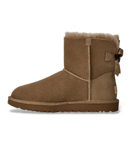 Bottes en cuir Mini Bailey Bow II (40), Plat, Aucun, Casuel - Ugg - Modalova