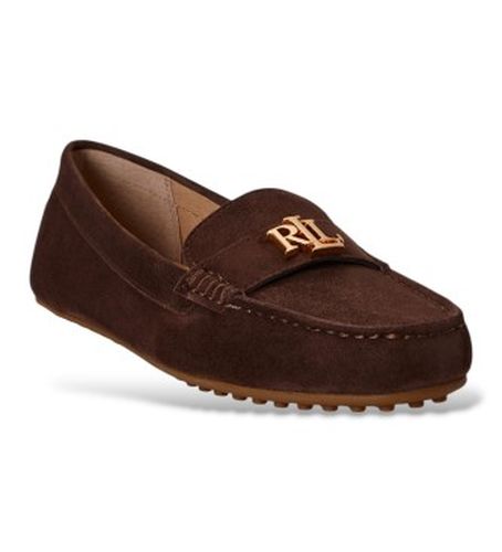 Mocassins Barnsbury en daim (39), Cuir, Plat, Aucun, Casuel - Lauren Ralph Lauren - Modalova