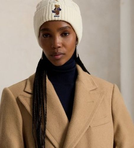 P18118003 Bonnet en mélange de laine avec Polo Bear (OSFA), Casuel - Polo Ralph Lauren - Modalova