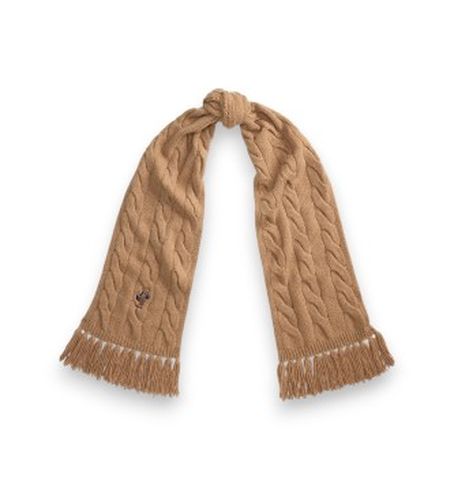 P18119002 Écharpe au point de torsades avec Polo Bear (OSFA), Casuel, Laine - Polo Ralph Lauren - Modalova