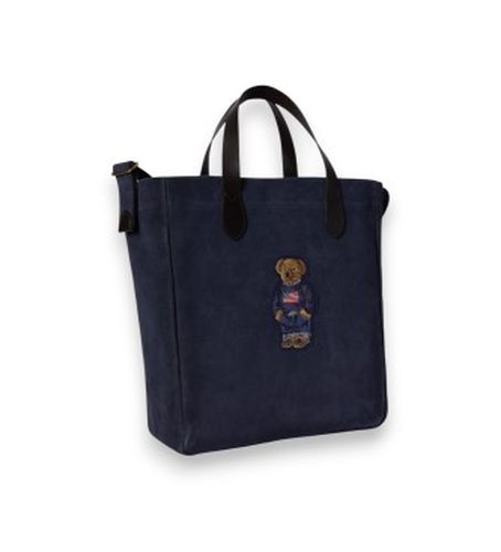 P08099002 Sac tote en cuir velours avec Polo Bear (OSFA), Casuel - Polo Ralph Lauren - Modalova