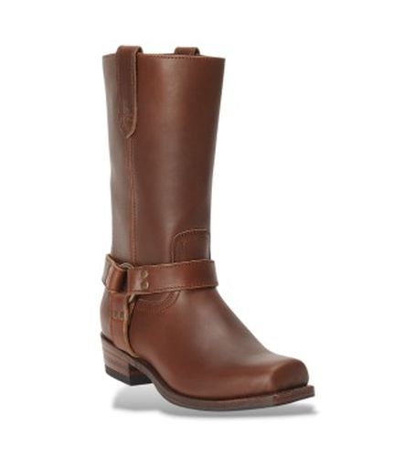 Bottes en cuir Harness marron (36.5), , Plat, Aucun, Casuel - Polo Ralph Lauren - Modalova