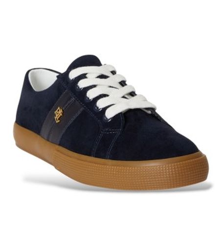 Baskets Janson II en daim et cuir (37), Plat, Lacets, Casuel - Lauren Ralph Lauren - Modalova
