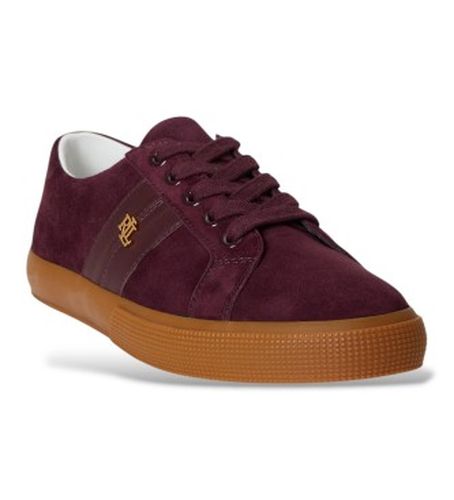 Baskets Janson II en daim et cuir (40), Plat, Lacets, Casuel - Lauren Ralph Lauren - Modalova