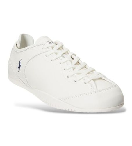 P09132004 Baskets en cuir avec panneaux blancs (37), Plat, Lacets, Casuel - Polo Ralph Lauren - Modalova