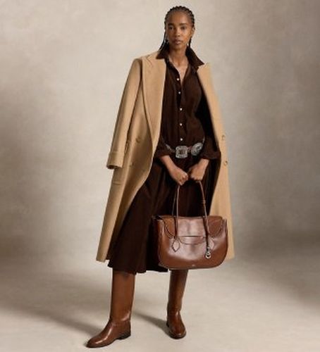 P11032001 Grand sac à épaule Polo Blaze marron (OSFA), Casuel, Classique, Cuir - Polo Ralph Lauren - Modalova