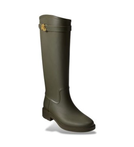 Bottes de pluie hautes Portiah en caoutchouc olive (39), Plastique, Plat, Aucun, Casuel, D - Lauren Ralph Lauren - Modalova