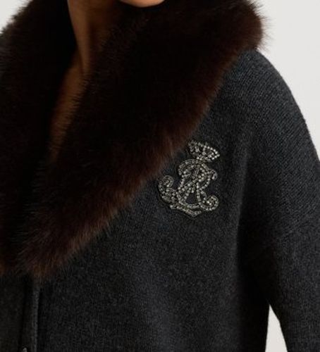 B33691002 Cardigan en laine et cachemire (XS), Casuel, Manche longue - Lauren Ralph Lauren - Modalova