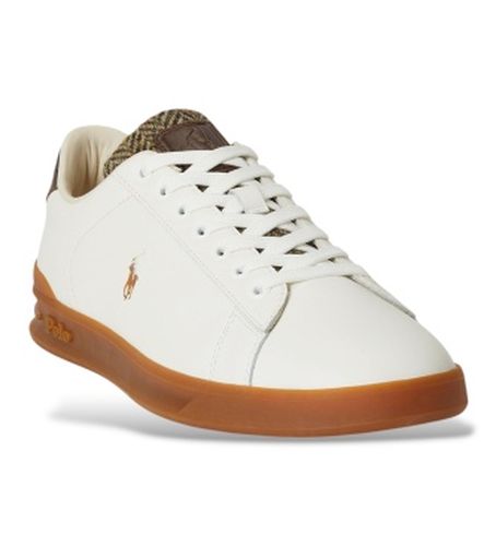 P15746001 Chaussures Court III /marron multicolore (40), Cuir, Plat, Lacets, Casuel - Polo Ralph Lauren - Modalova