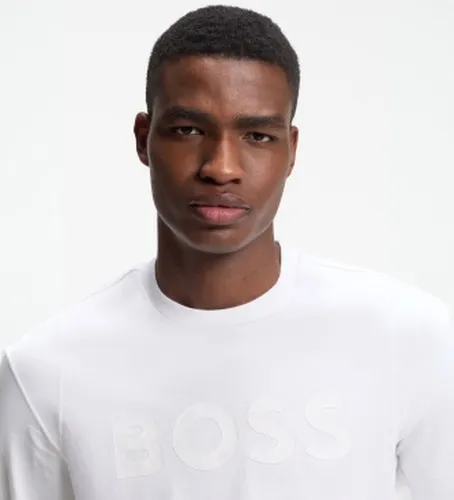 T-shirt Structure Logo (S), Casuel, Coton, Manche courte - Boss - Modalova
