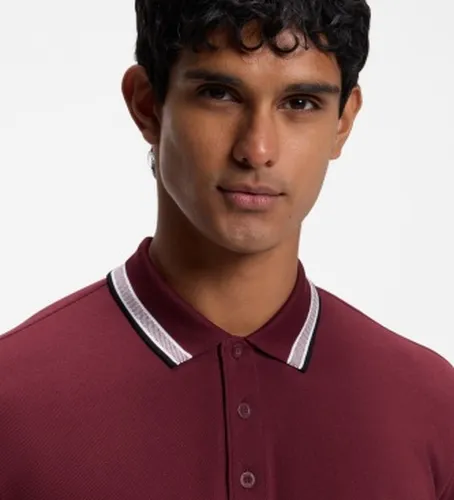 Polo Paddy (S), Casuel, Coton, Manche courte, Bordeaux - Boss - Modalova