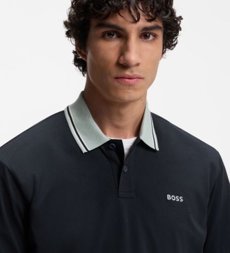 Blocs Polo marine (M), Casuel, Coton, Manche courte - Boss - Modalova