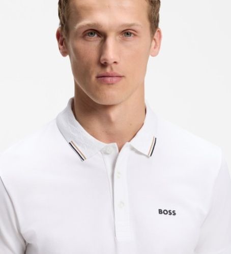 Polo Swing blanc (S), Casuel, Coton, Manche courte - Boss - Modalova