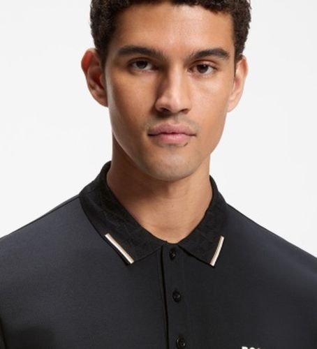 Polo Swing marine (M), Casuel, Coton, Manche courte - Boss - Modalova