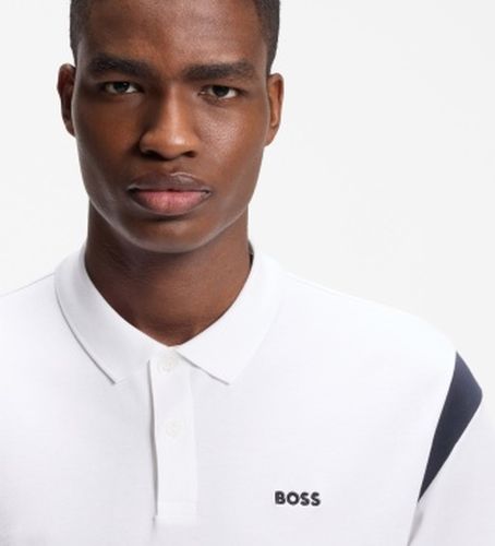 Polo Union blanc (S), Casuel, Coton, Manche courte - Boss - Modalova