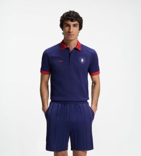 Polo Paddy avec détails drapeau (L), Casuel, Coton, Manche courte - Boss - Modalova