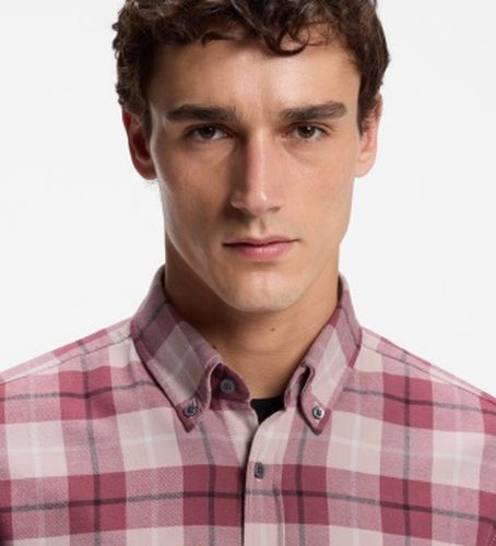 Chemise Rickert à carreaux rouge (S), Casuel, Coton, Manche longue - Boss - Modalova