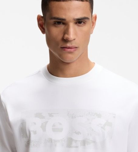 Teeshirt Globe LogoPattern (S), Casuel, Coton, Manche courte - Boss - Modalova