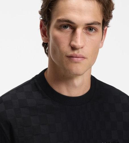 Tee-shirt jacquard à carreaux (XL), Casuel, Coton, Manche courte - Boss - Modalova