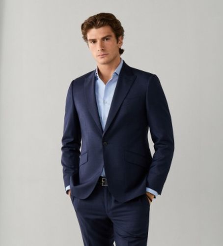 HM4200099 Costume Wool Sharkskin (38/32), Fête, Laine, Classique - Hackett London - Modalova