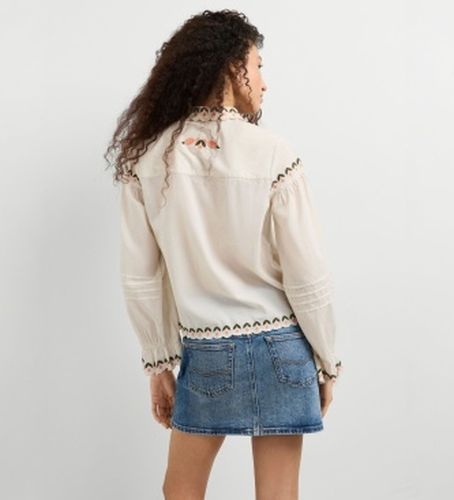 PL3051574 Blouse Jenifer cassé (S), Casuel, Coton, Manche longue - Pepe Jeans - Modalova