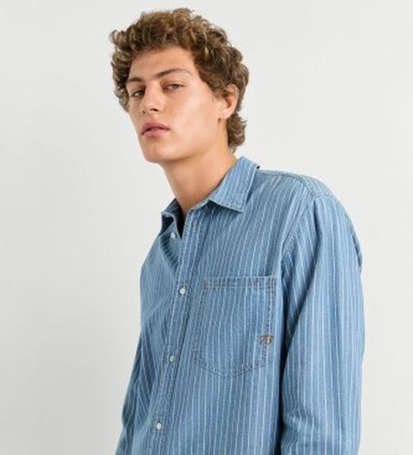 PM3091279 Chemise Kent Stripe (L), Casuel, Denim, Manche longue - Pepe Jeans - Modalova