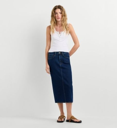 PL90119455CB Jupe Willa Midi (M), Casuel, Coton, Denim - Pepe Jeans - Modalova