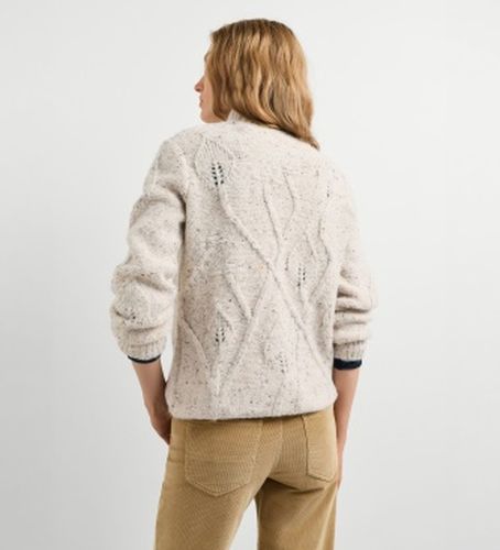 PL7000201 Pull Agata blanc cassé (L), Casuel, Polyester, Manche longue - Pepe Jeans - Modalova