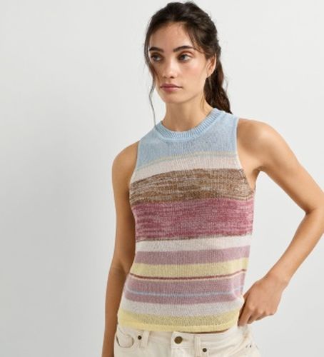 PL7000168 Top Anya rose foncé (M), Casuel, Multicolore, Viscose, Sans manches / bretelles - Pepe Jeans - Modalova