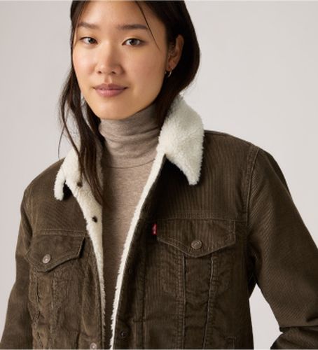 Levi's. 36136-0148 Veste Original Sherpa Trucker (L), Casuel, Coton - Levis - Modalova