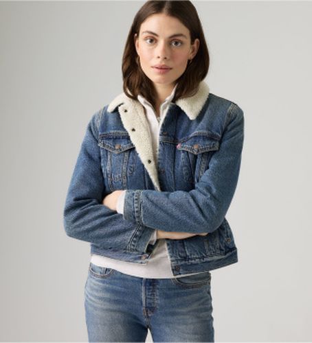 Levi's. 36136-0140 Veste Original Sherpa Trucker (L), Casuel, Coton - Levis - Modalova