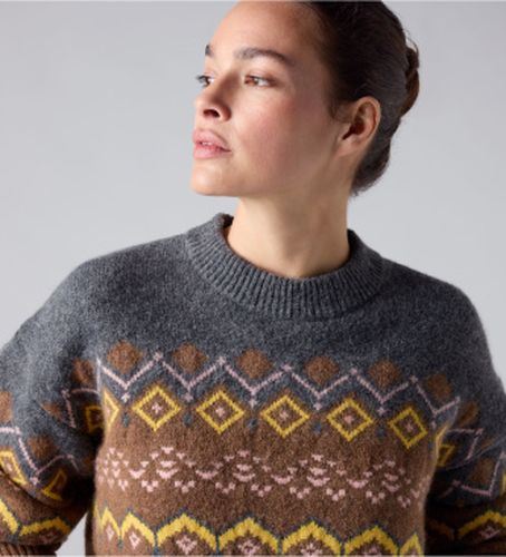 Levi's. 007VH-0007 Jersey Charlotte Fairisle (L), Casuel, Polyester, Manche longue - Levis - Modalova