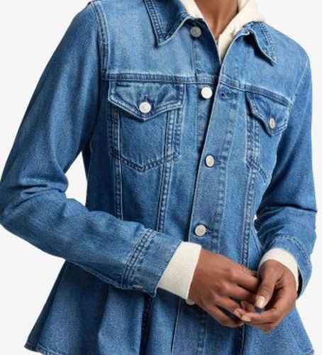 U400E381BB Veste Hilo (S), Casuel, Coton, Denim - 7 For All Mankind - Modalova