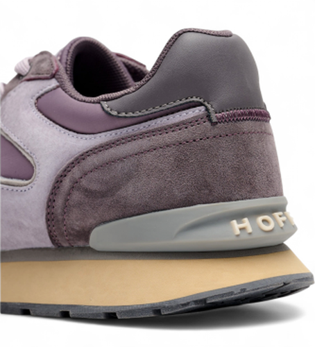 City Retro - Baskets en cuir lilas (41), Plat, Lacets, Casuel, Violet - HOFF - Modalova