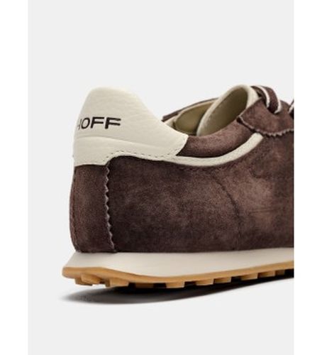 Bridge Fl Leather Sneakers dark brown (41), Cuir, Marron, Plat, Lacets, Casuel - HOFF - Modalova