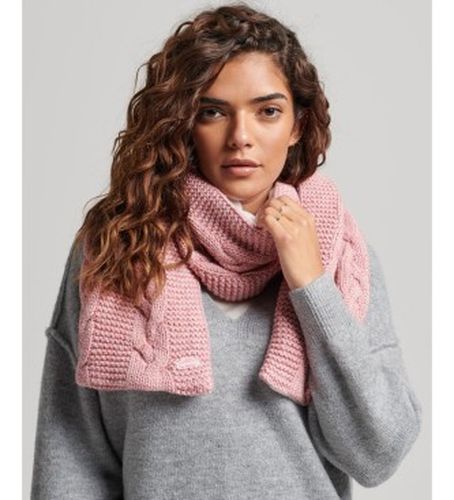 W9310053A Écharpe en tricot torsadé (OSFA), Casuel, Classique, Polyester - Superdry - Modalova