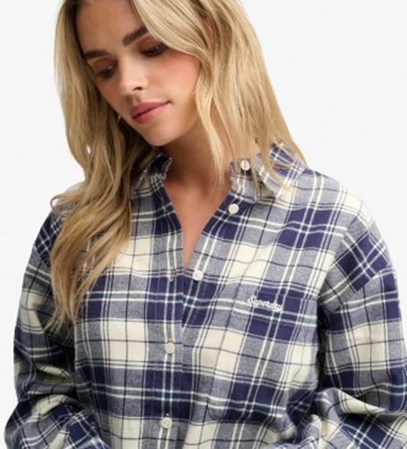 W4010547A Chemise Check Flannel Relaxed (XXS), Casuel, Coton, Manche longue - Superdry - Modalova