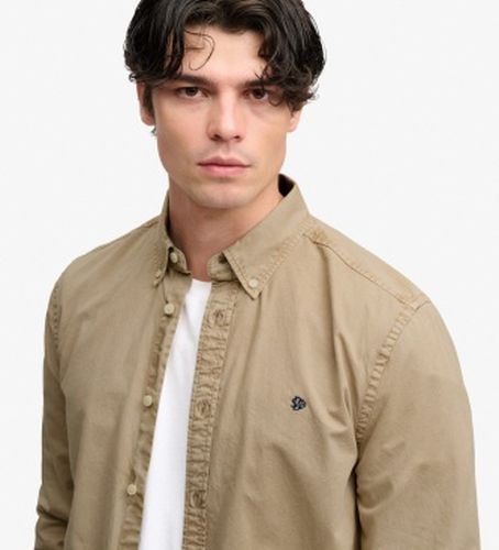 M4011194A Chemise Garment Dyed (S), Casuel, Coton, Manche longue - Superdry - Modalova